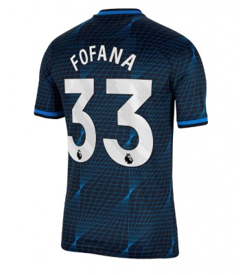 Lacne Muži Futbalové dres Chelsea Wesley Fofana #33 2023-24 Krátky Rukáv - Preč